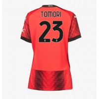 Dres AC Milan Fikayo Tomori #23 Domáci pre Ženy 2023-24 Krátky Rukáv